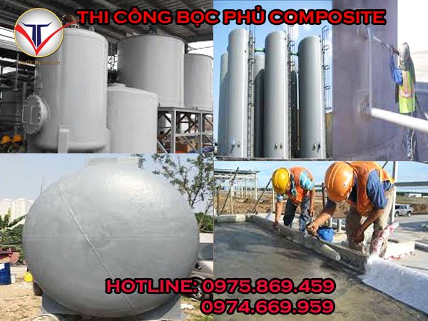 thi công bọc phủ composite